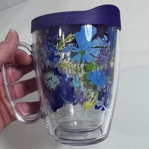 NEW Tervis Fiesta Floral Insulated Mug Lid 16oz Watercolor NWT Garden Art Spring